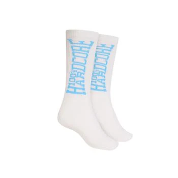 100_procent_hardcore_socks_white_blue