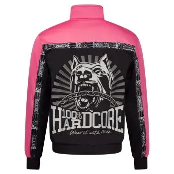 100_prozent_hardcore_trainingsjacke_schwarz_pink_hinten