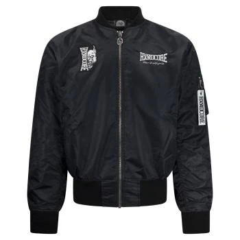 100_percent_hardcore_bomberjacke_essential_vorne