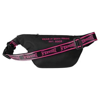 100% Hardcore Hipbag "Essential" black/pink