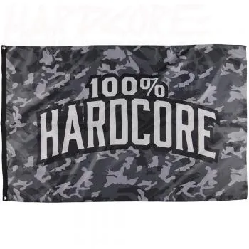 100% Hardcore Banner - Camou