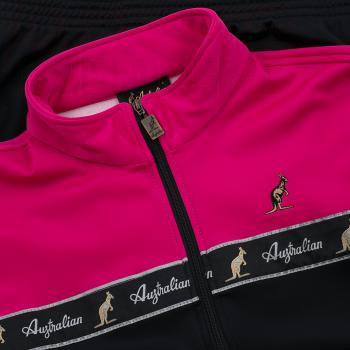 Australian Trackjacket "all over" black/pink