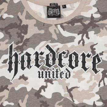Hardcore United T-Shirt Urban Tan logo