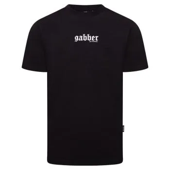 Gabber T-Shirt "Vertical" Schwarz-Weiss