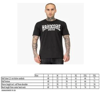 Hardcore United T-Shirt "Classic United" Weiss/Schwarz