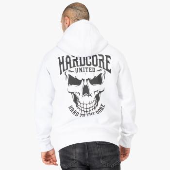 hardcore_united_hoodie_corey_white_back_logo