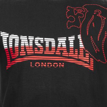 Lonsdale T-Shirt "Melplash" schwarz
