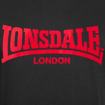 Lonsdale T-Shirt "one tone" schwarz/rot