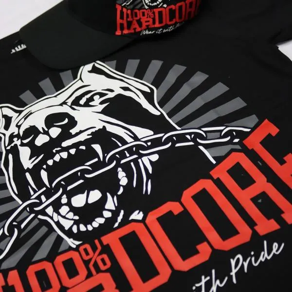 100% Hardcore Dog-1 Cap detail