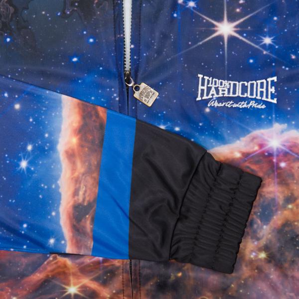 100% Hardcore Trackjacket "Into Space" blue (S/2XL/3XL)