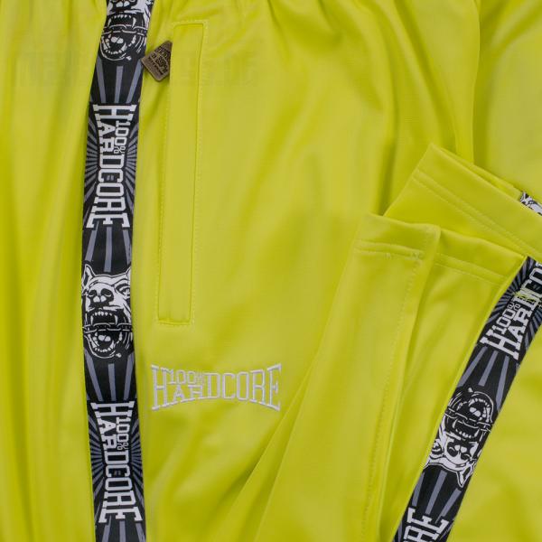 100% Hardcore Trackpants Taped Yellow (Unisex) detail