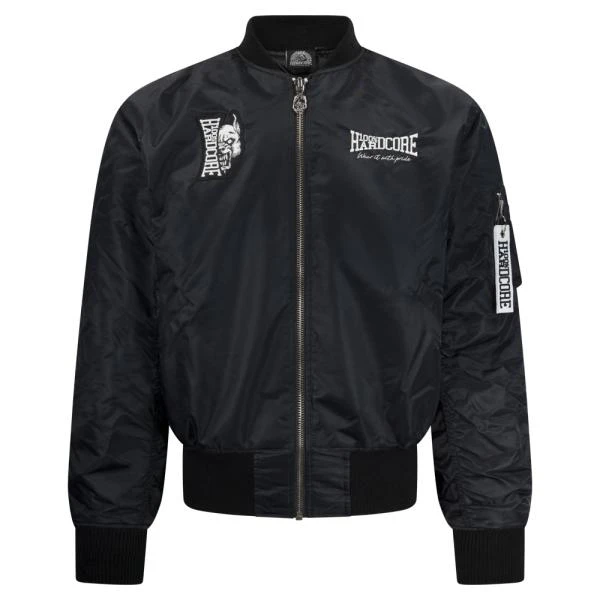 100_percent_hardcore_bomberjacke_essential_vorne