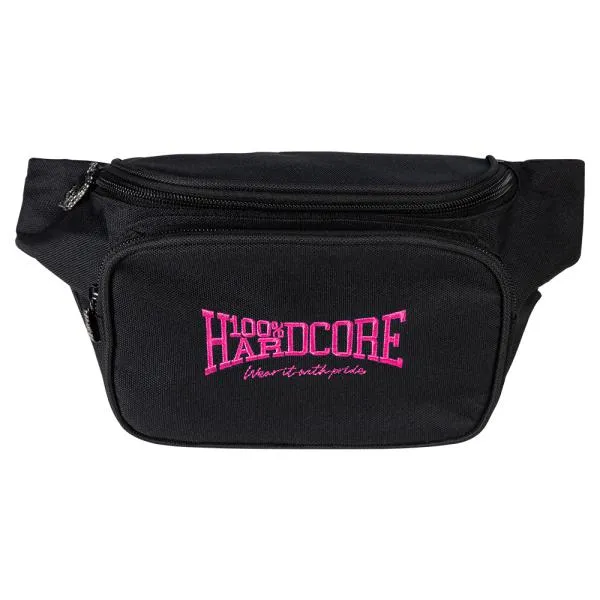 100% Hardcore Hipbag "Essential" black/pink