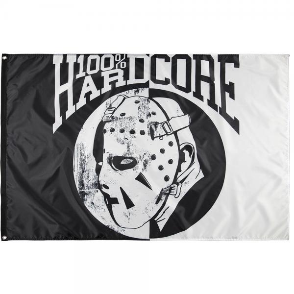 100% Hardcore Hockey Mask Fahne