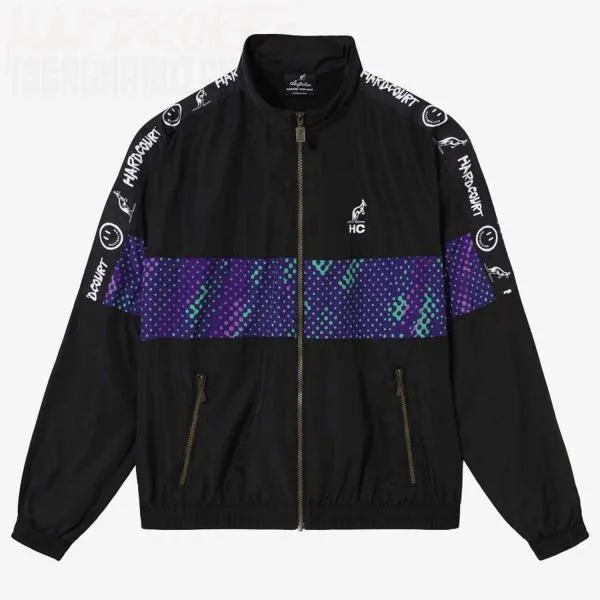 Hardcore Merchandise Australian Trackjacket Hard Court black purple