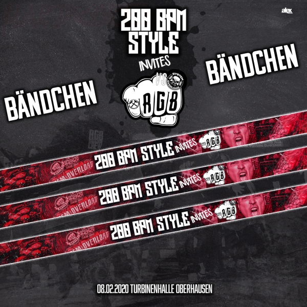 200 Bpm Style invites RGB vs. System Overload Festival Bändchen
