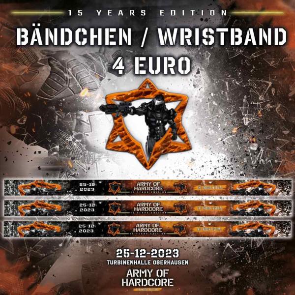 Army Of Hardcore "15 Years" Bändchen